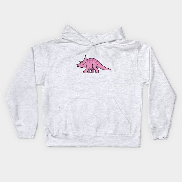 CuteForKids - Triceratops Kids Hoodie by VirtualSG